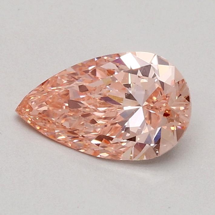 0.50 Ct. Fancy Intense Pink Pear Lab Grown Diamond