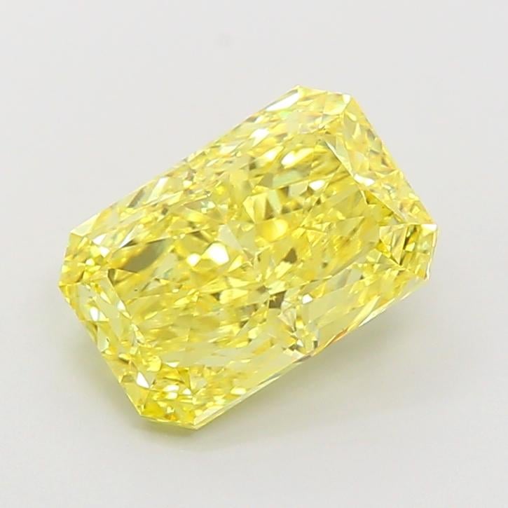 4.51 Ct. Fancy Vivid Yellow Radiant Lab Grown Diamond