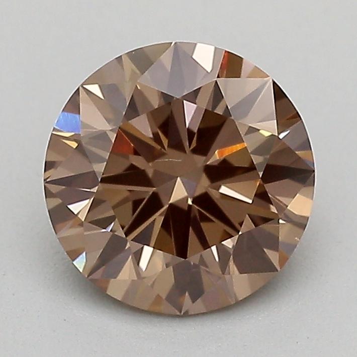 0.77 Ct. Fancy  Brown Round Lab Grown Diamond