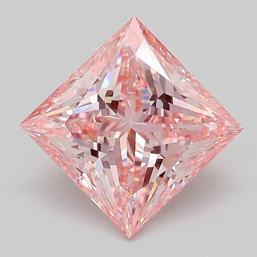 4.00 Ct. Fancy Intense Pink Princess Lab Grown Diamond
