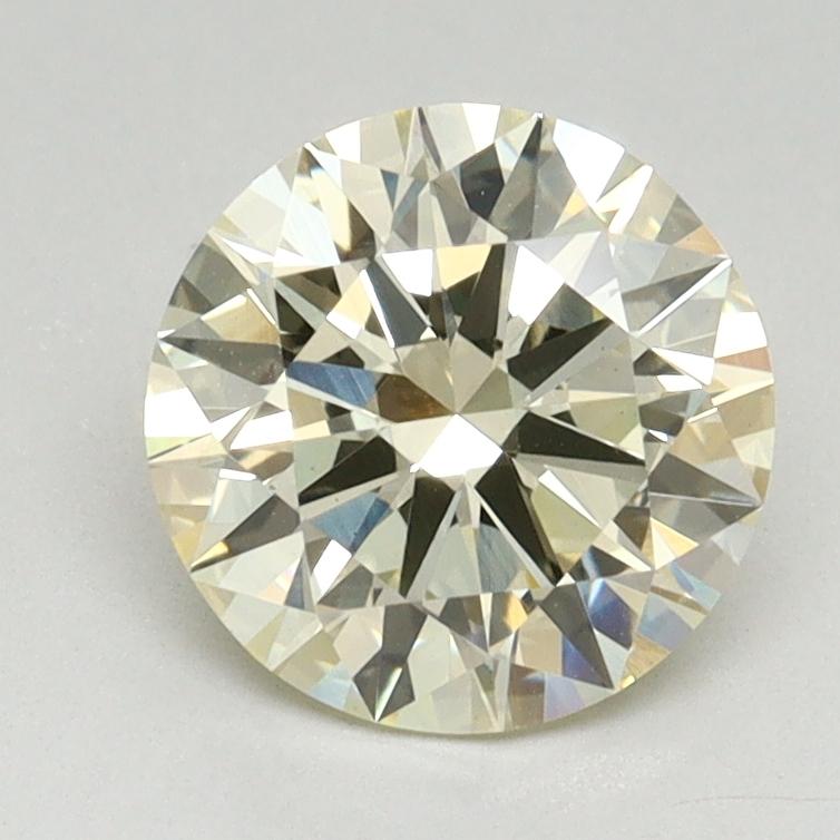 1.55 Ct. Light Yellow Round Lab Grown Diamond