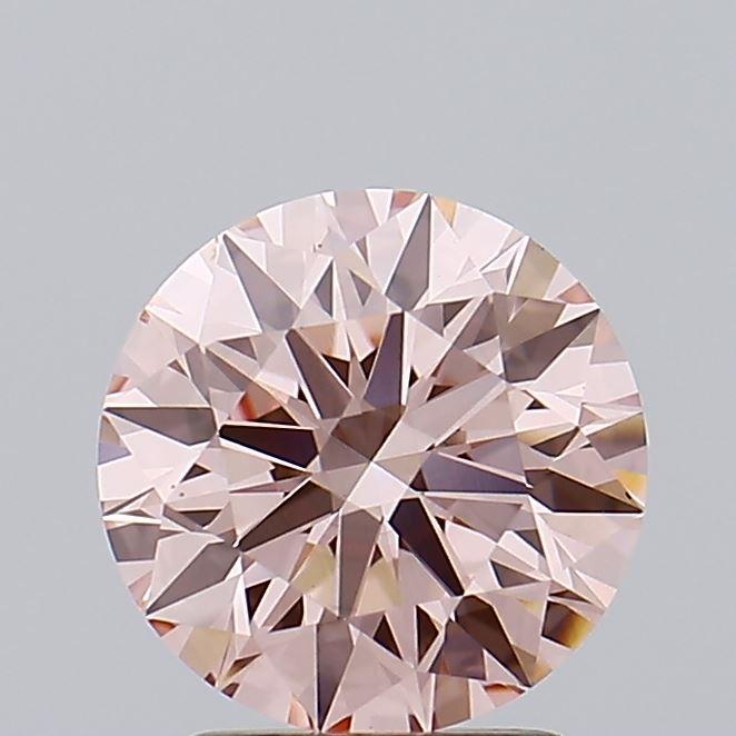 2.20 Ct. Fancy Vivid Pink Round Lab Grown Diamond