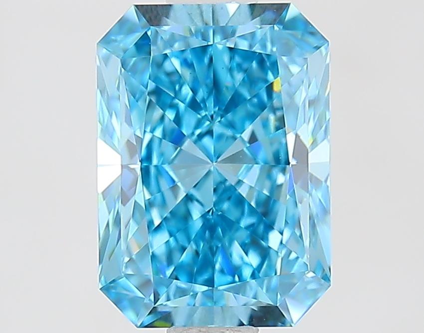 1.59 Ct. Fancy Blue Radiant Lab Grown Diamond