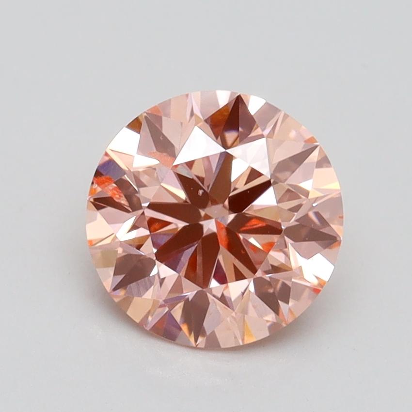 1.50 Ct. Fancy Intense Pink Round Lab Grown Diamond