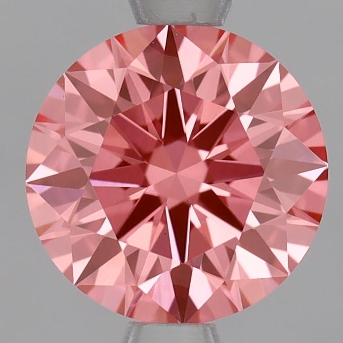 1.06 Ct. Fancy Vivid Pink Round Lab Grown Diamond