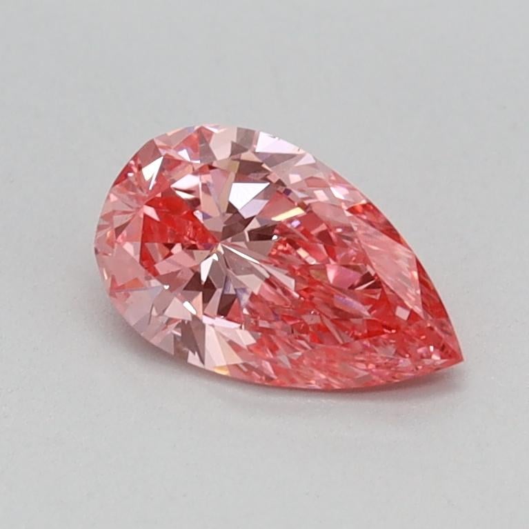 0.43 Ct. Fancy Vivid Pink Pear Lab Grown Diamond
