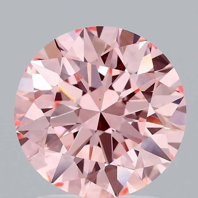 2.13 Ct. Fancy Vivid Pink Round Lab Grown Diamond