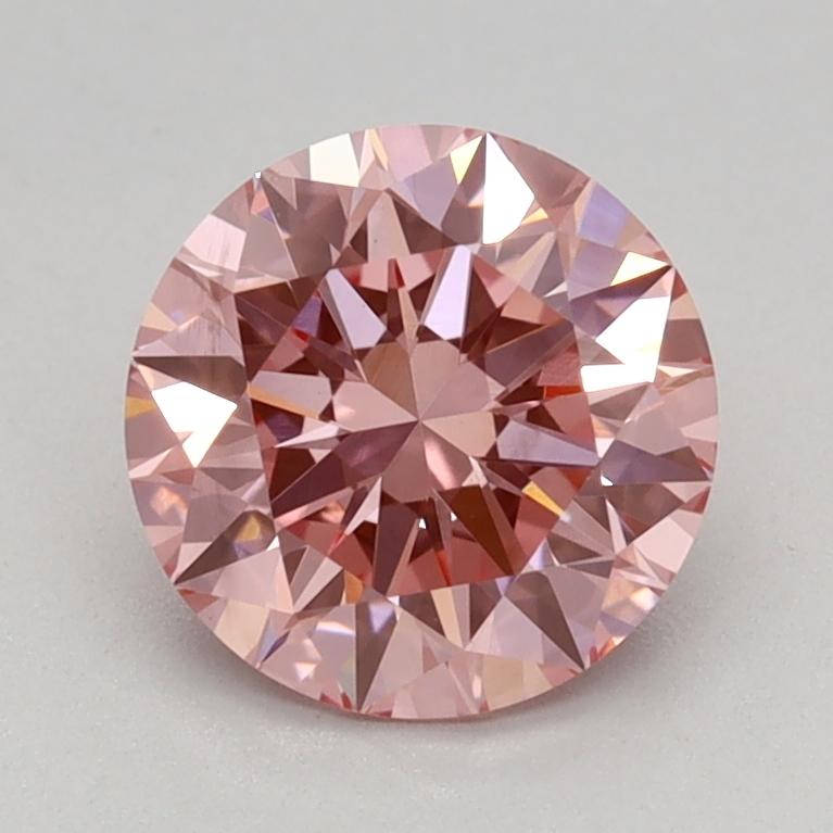 1.02 Ct. Fancy Vivid Pink Round Lab Grown Diamond