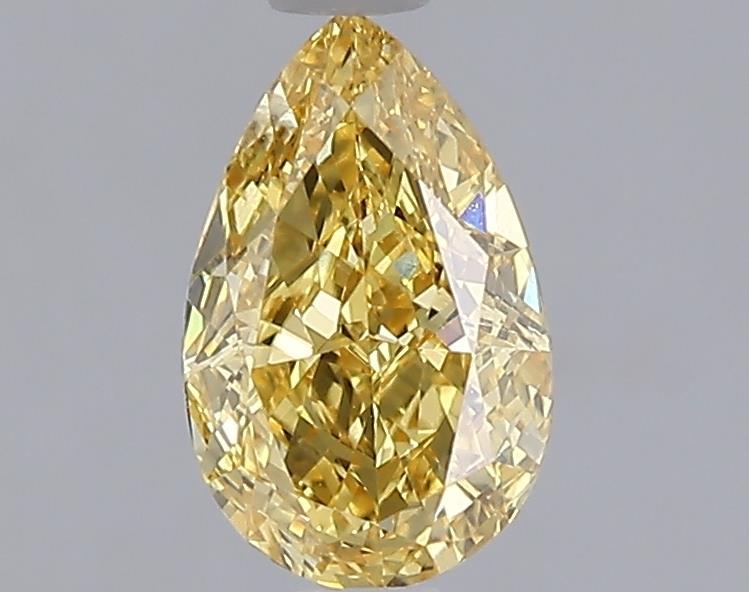 1.05 Ct. Fancy Vivid Yellow Yellow Pear Lab Grown Diamond