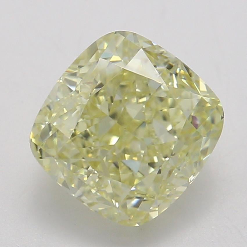 1.01 Ct. Fancy Light Yellow Cushion Diamond
