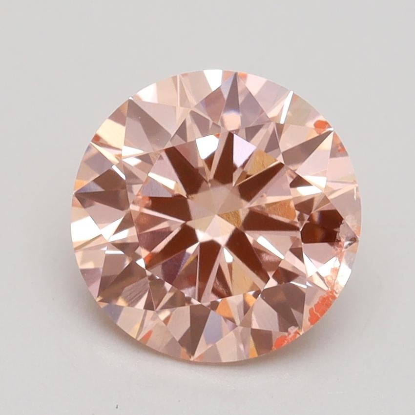 2.00 Ct. Fancy Intense Pink Round Lab Grown Diamond