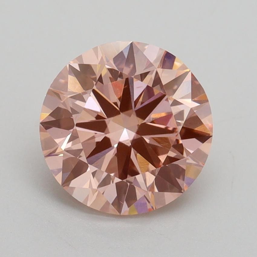1.83 Ct. Fancy Intense Pink Round Lab Grown Diamond