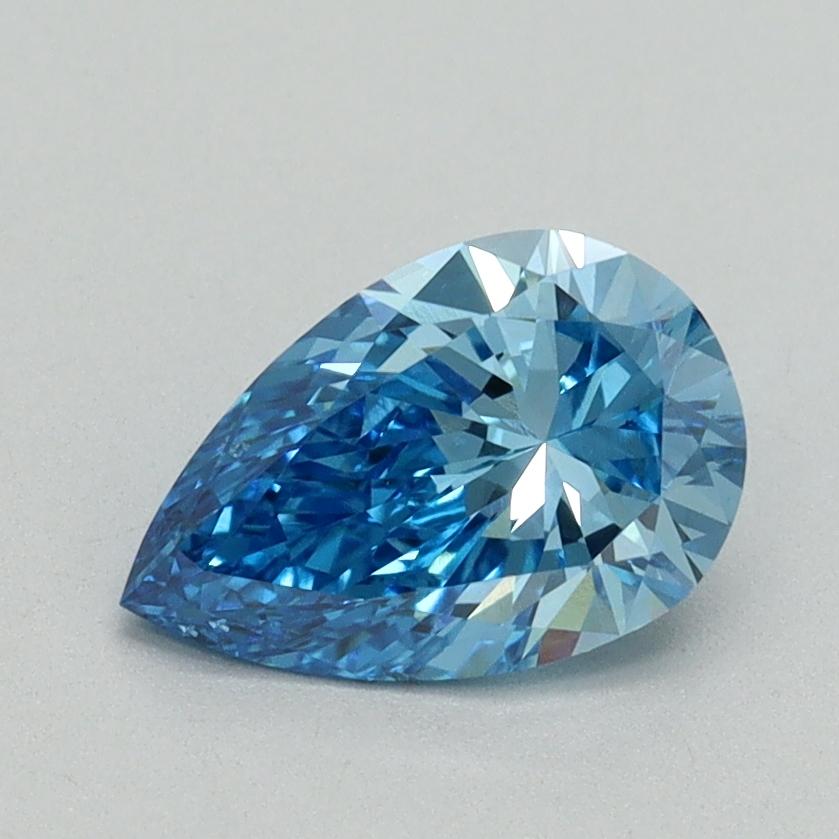 1.00 Ct. Fancy Vivid Blue Pear Lab Grown Diamond