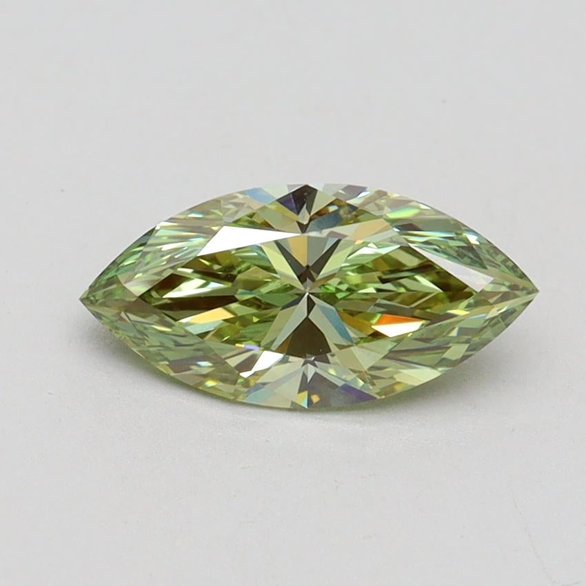 1.00 Ct. Fancy Intense Green Marquise Lab Grown Diamond