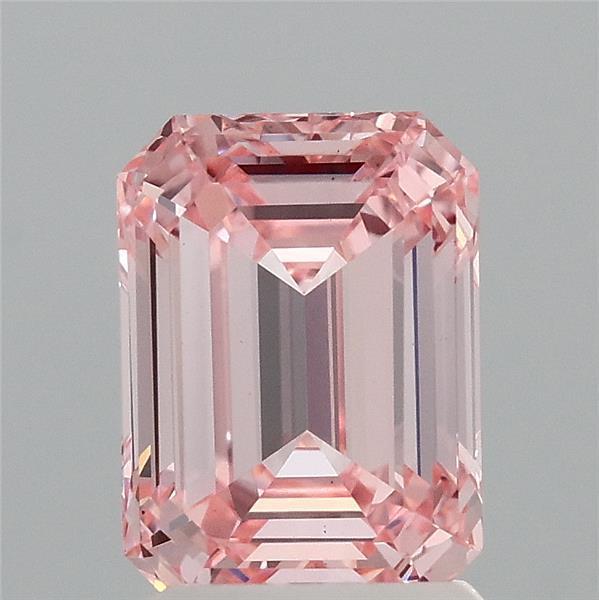 2.05 Ct. Fancy Intense  Pink Emerald Lab Grown Diamond