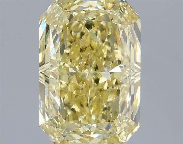 2.57 Ct. Fancy Intense Yellow Radiant Lab Grown Diamond