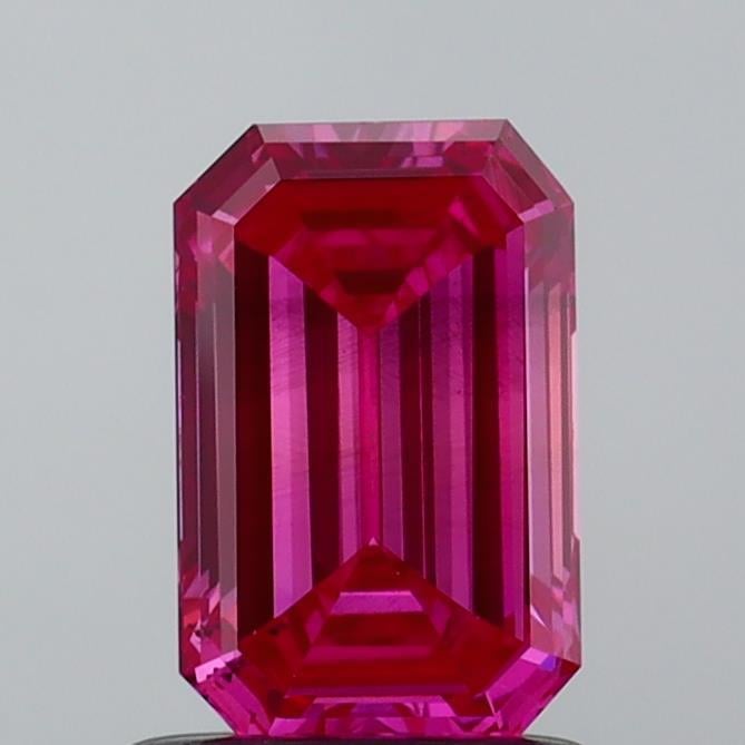 1.01 Ct. Fancy Vivid Pink Emerald Lab Grown Diamond