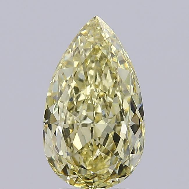 3.51 Ct. Fancy Yellow Pear Lab Grown Diamond