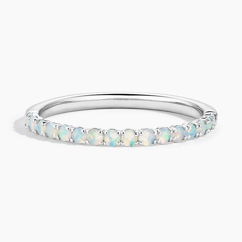 14K White Gold Ophelia Opal Ring
