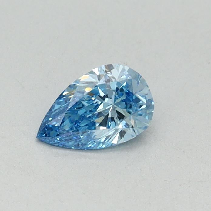 0.25 Ct. Fancy Vivid Blue Pear Lab Grown Diamond
