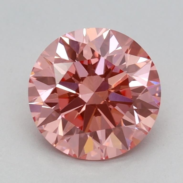 1.10 Ct. Fancy Vivid Pink Round Lab Grown Diamond