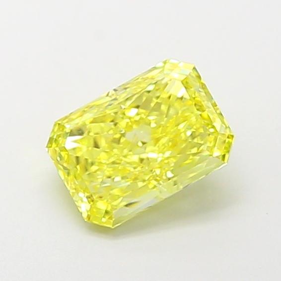1.04 Ct. Fancy Intense  Yellow Radiant Lab Grown Diamond