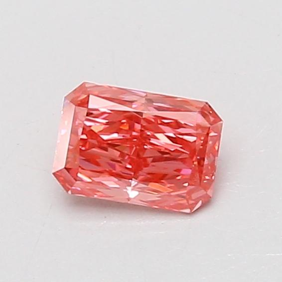 0.50 Ct. Fancy Vivid Pink Radiant Lab Grown Diamond
