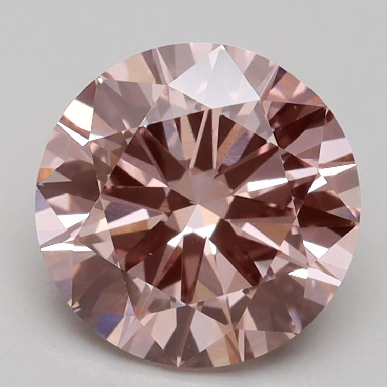 2.20 Ct. Fancy Intense Pink Round Lab Grown Diamond