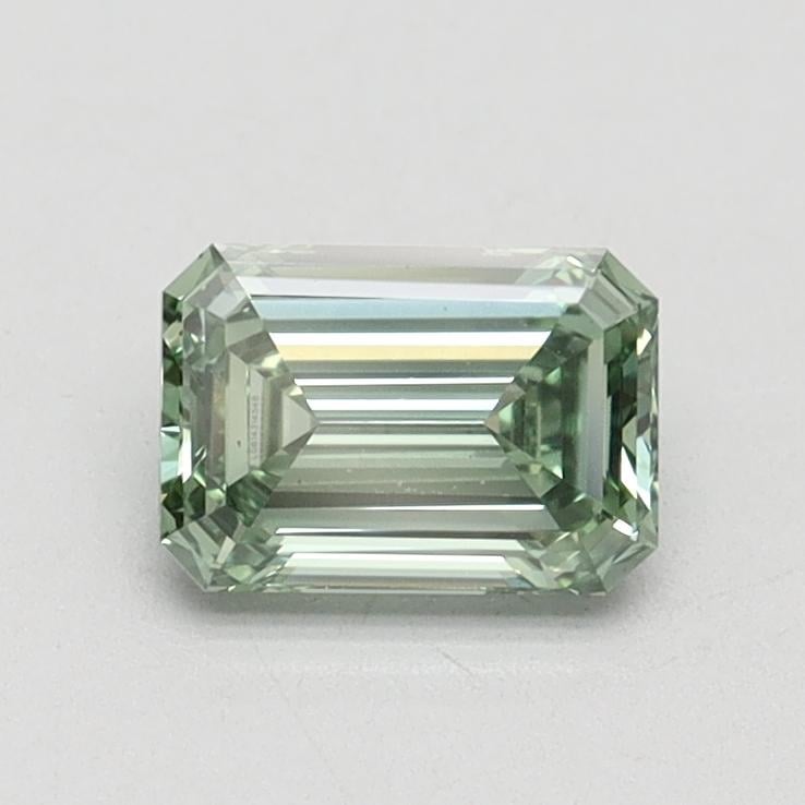 0.70 Ct. Fancy Vivid Green Emerald Lab Grown Diamond