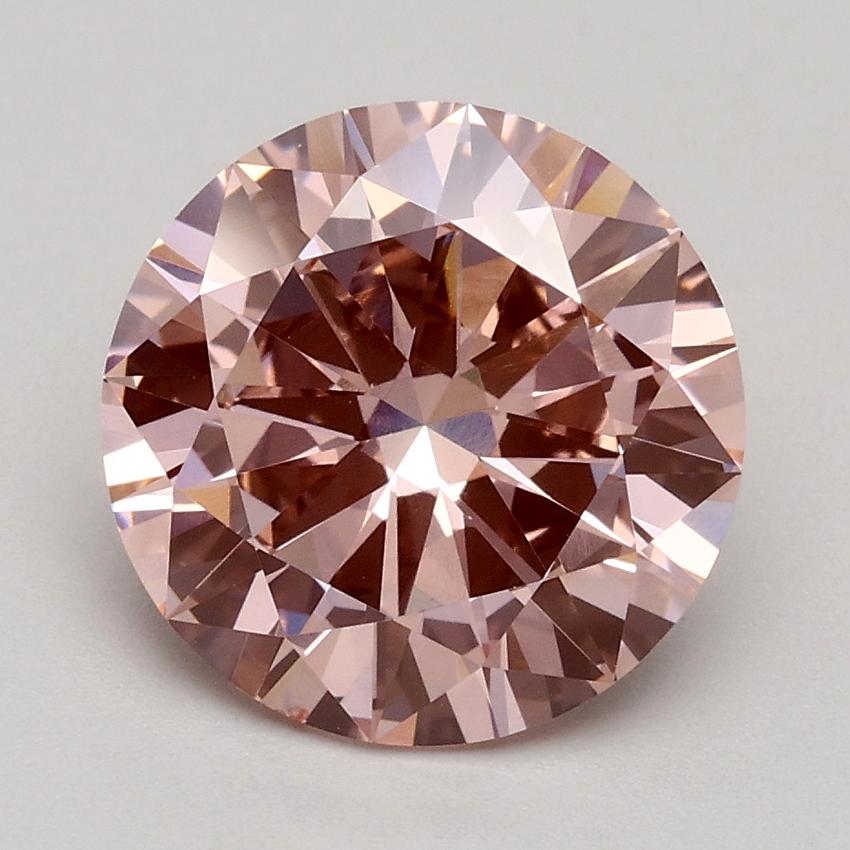 2.05 Ct. Fancy Pink Round Lab Grown Diamond