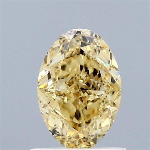 1.09 Ct. Fancy Intense Yellow Oval Lab Grown Diamond