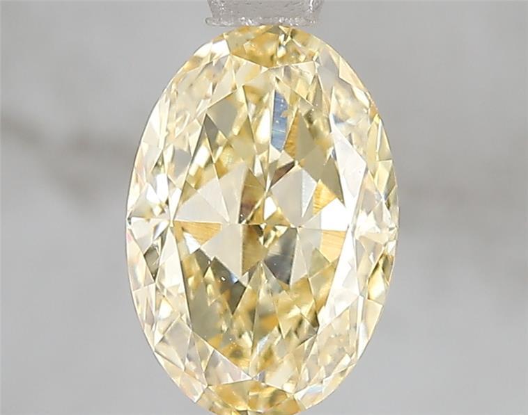 2.02 Ct. Fancy Intense Yellow Oval Lab Grown Diamond