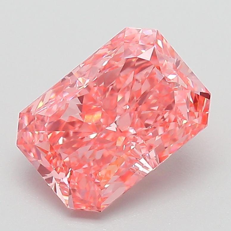 2.06 Ct. Fancy Pink Radiant Lab Grown Diamond