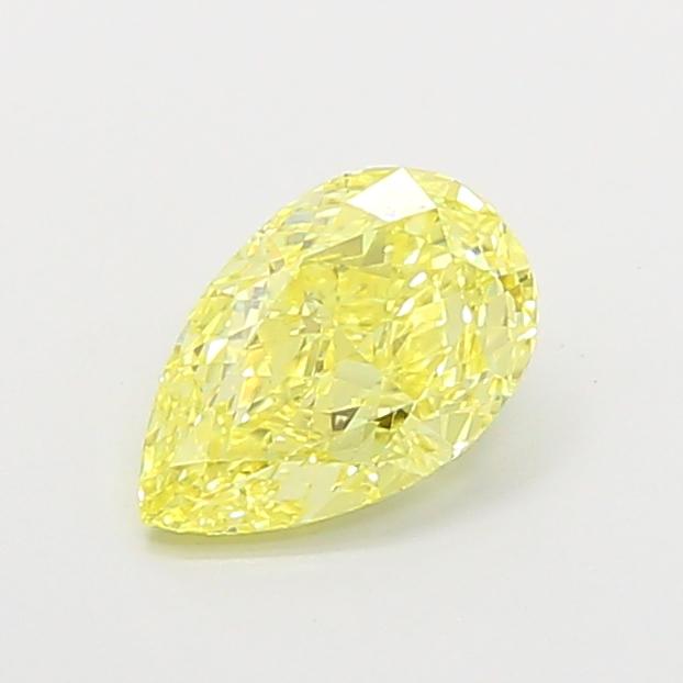 1.10 Ct. Fancy Intense Yellow Pear Lab Grown Diamond