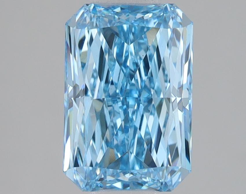 2.10 Ct. Fancy Vivid Blue Radiant Lab Grown Diamond
