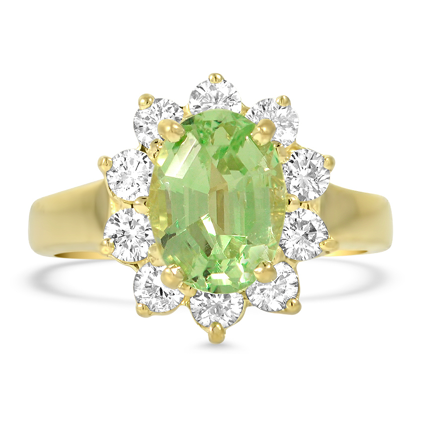 Modern Garnet Vintage Ring