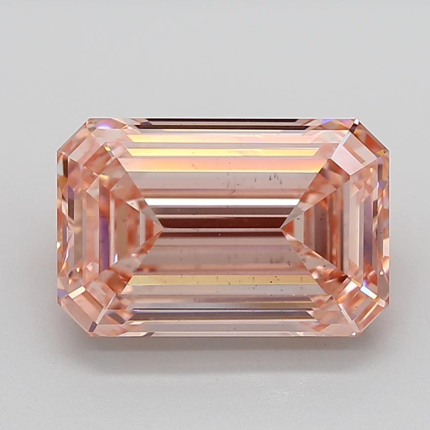10.07 Ct. Fancy Intense Pink Emerald Lab Grown Diamond