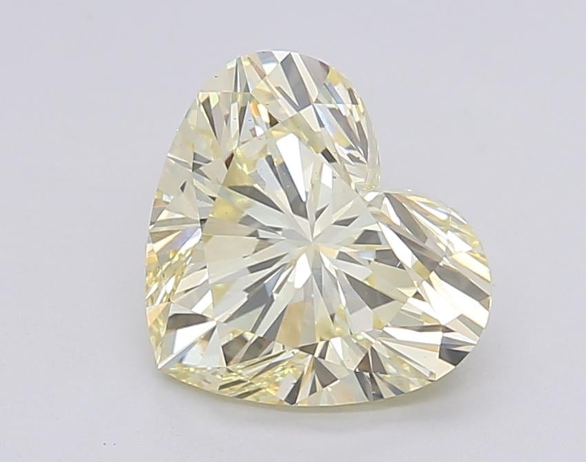 2.28 Ct. Fancy Intense Yellow Heart Lab Grown Diamond
