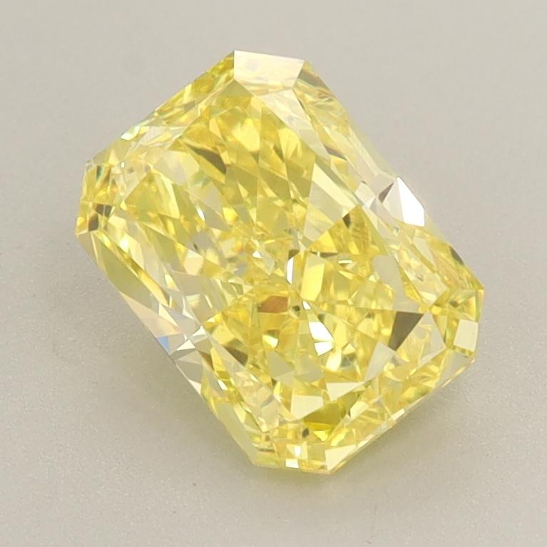 1.53 Ct. Fancy Vivid  Yellow Radiant Lab Grown Diamond