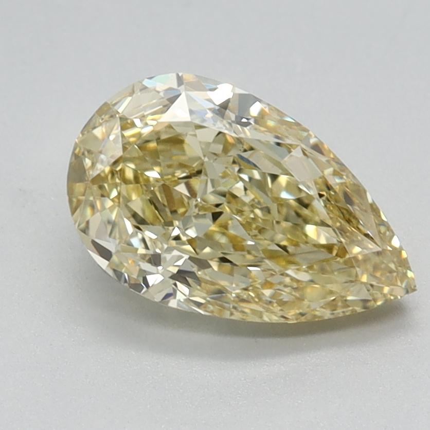 1.26 Ct. Fancy Intense Yellow Pear Lab Grown Diamond