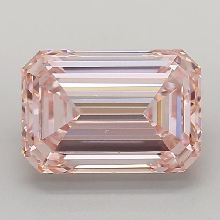 4.09 Ct. Fancy Intense  Pink Emerald Lab Grown Diamond