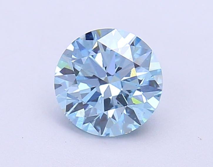 1.05 Ct. Fancy Vivid  Blue Round Lab Grown Diamond