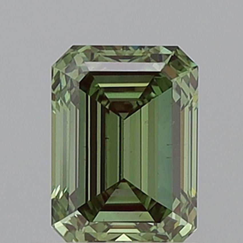 1.04 Ct. Fancy Vivid Green Emerald Lab Grown Diamond