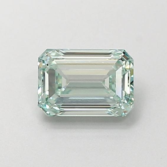 0.72 Ct. Fancy Intense  Green Emerald Lab Grown Diamond