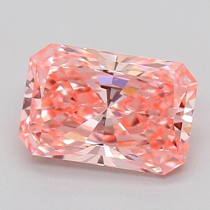 1.00 Ct. Fancy Vivid  Pink Radiant Lab Grown Diamond