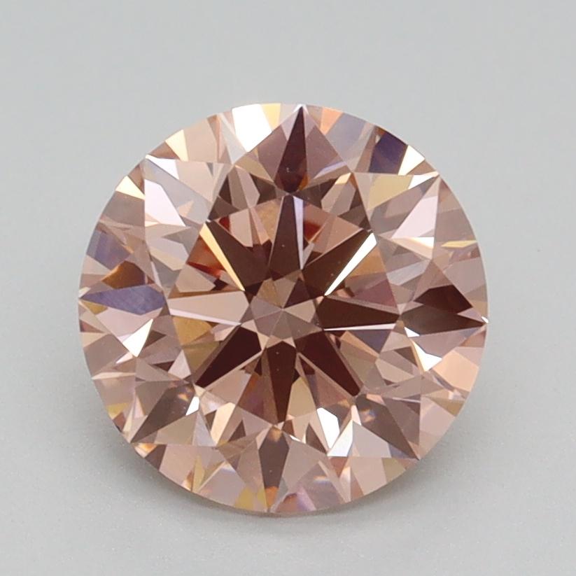 1.90 Ct. Fancy Intense Pink Round Lab Grown Diamond