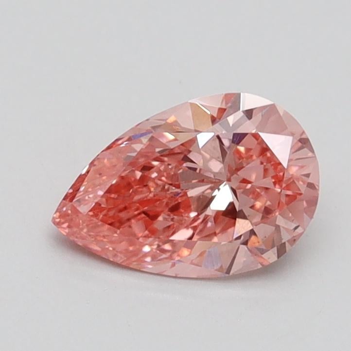 0.71 Ct. Fancy Vivid Pink Pear Lab Grown Diamond