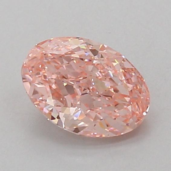 1.09 Ct. Fancy Vivid Pink Oval Lab Grown Diamond