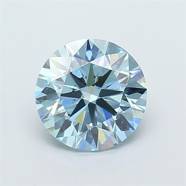 1.70 Ct. Fancy Intense Blue Round Lab Grown Diamond
