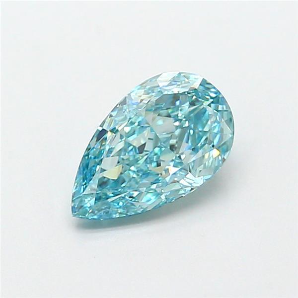 1.16 Ct. Fancy Vivid Blue Pear Lab Grown Diamond